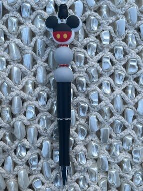 Mickey Mouse Themed Black Ballpoint Pen